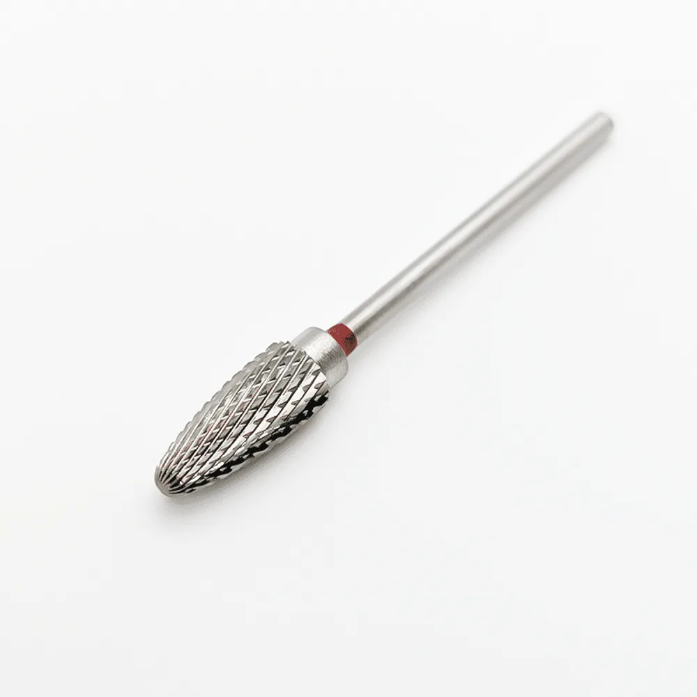 Left Handed – Carbide E file nail drill bit for gel, acrylic removal – Red