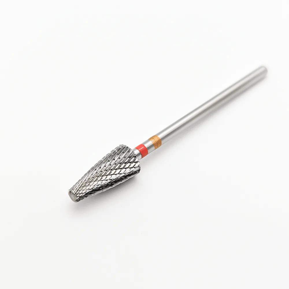 Left Handed – Carbide E file nail drill bit for gel, acrylic removal – Red